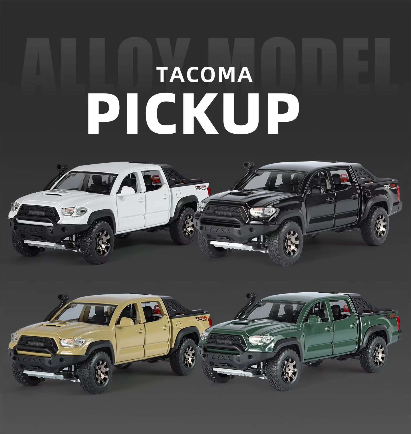 Toyota Tacoma TRO Model 1:32 Scale