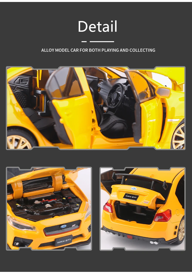 Subaru WRX STI Model 1:30 Scale