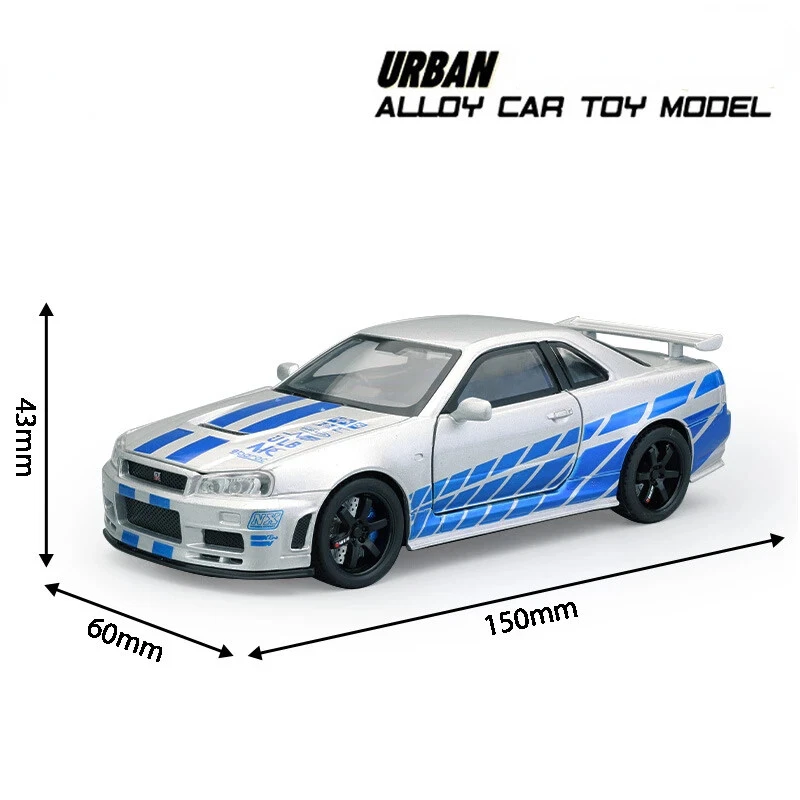 Nissan GT-R Skyline R34 Model 1:32 Scale
