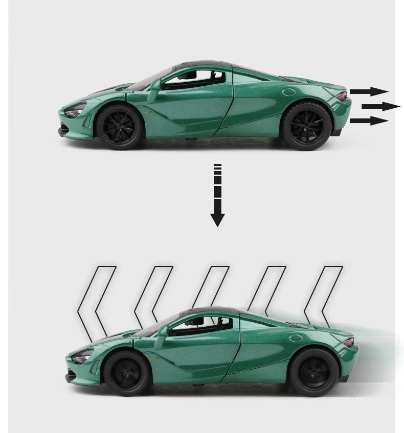 Mclaren 720S Spider Model 1:32 Scale