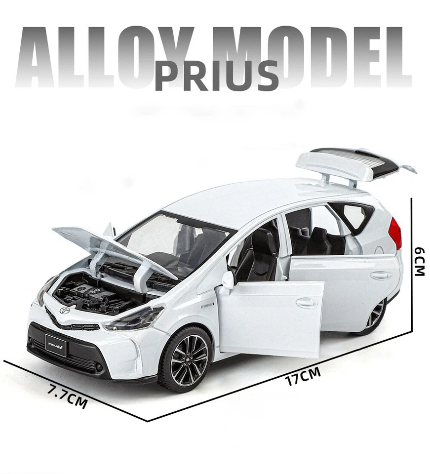 Toyota Prius V Model Car 1:32 Scale