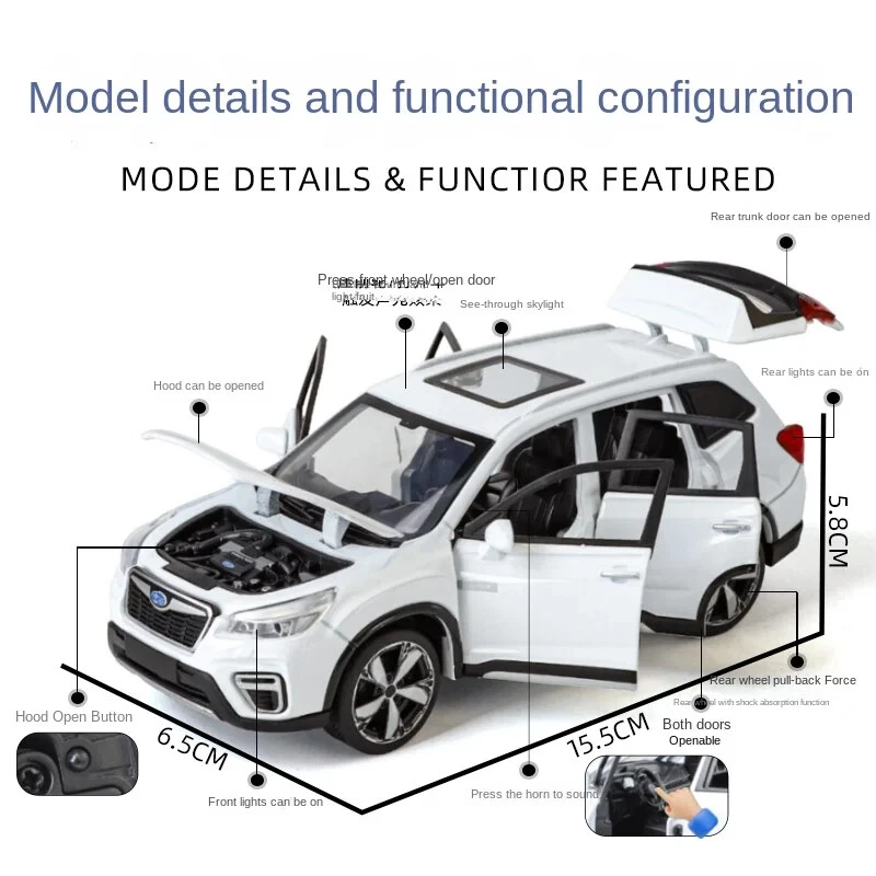 Subaru Forester Model 1:30 Scale