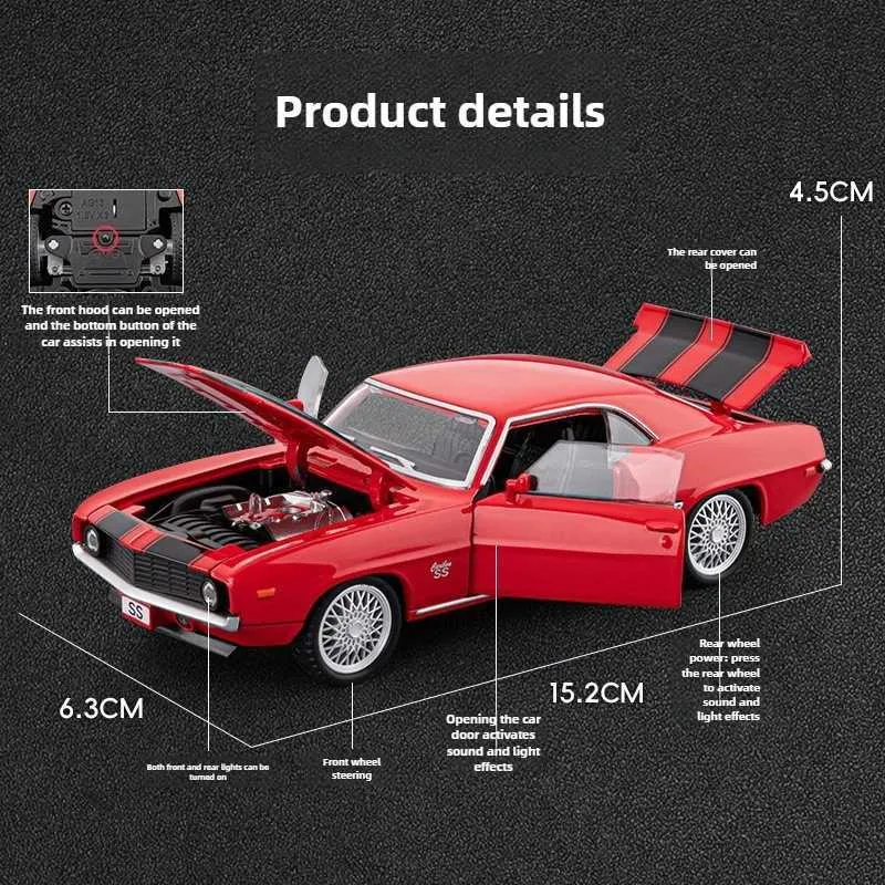 Chevrolet Camaro SS 1969 1:32 Scale