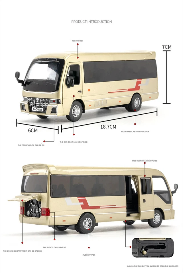 Toyota Coaster 1:32 Scale