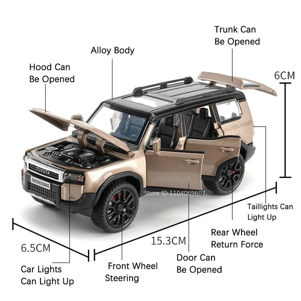 Toyota Land Cruiser Prado 250 1:32 Scale