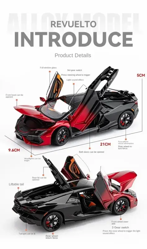 Lamborghini Revuelto 1:24 Scale