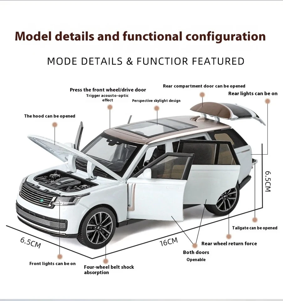 Range Rover SV 2022 1:32 Scale