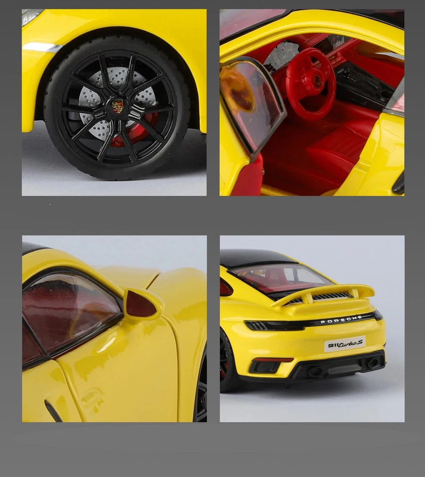Porsche 911 Turbo S Coupe 1:24 Scale